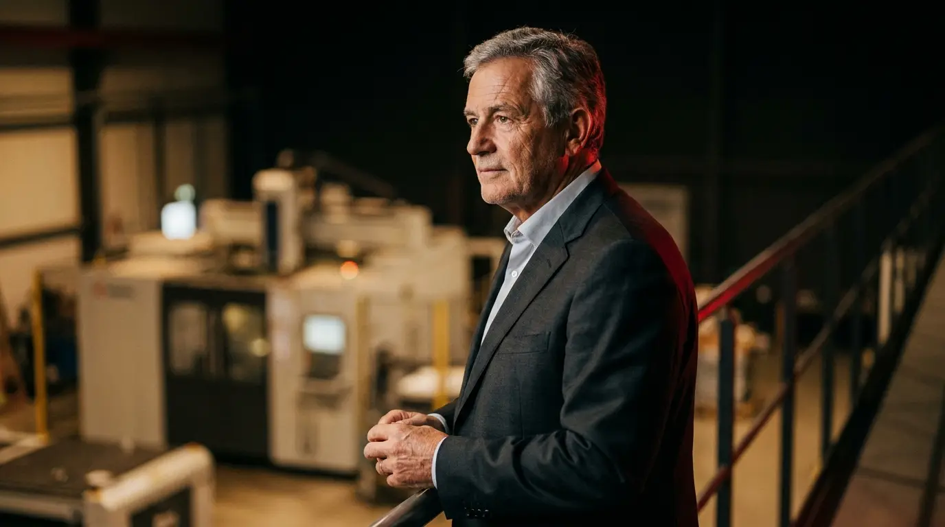 Président d’une ETI industrielle filmé en situation sur site